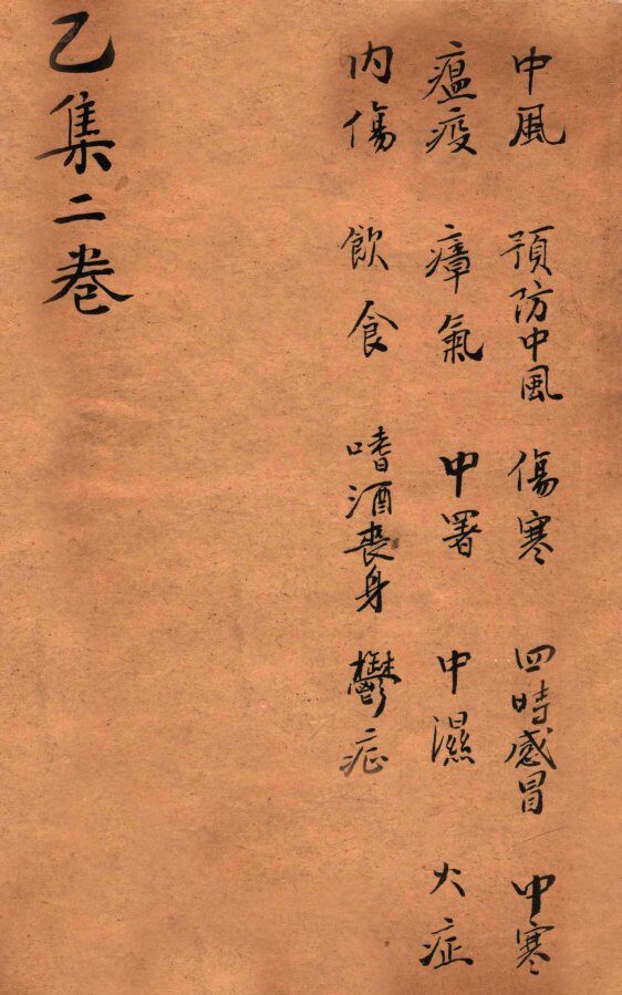 寿世保元  乙集2卷 封面