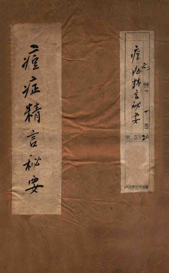 痘症精言秘要  卷4-6 封面