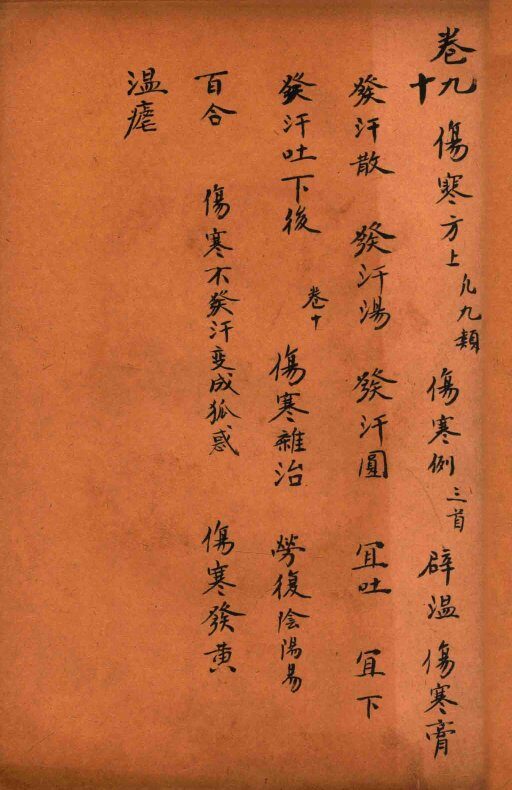 孙真人备急千金要方  卷9-10 封面