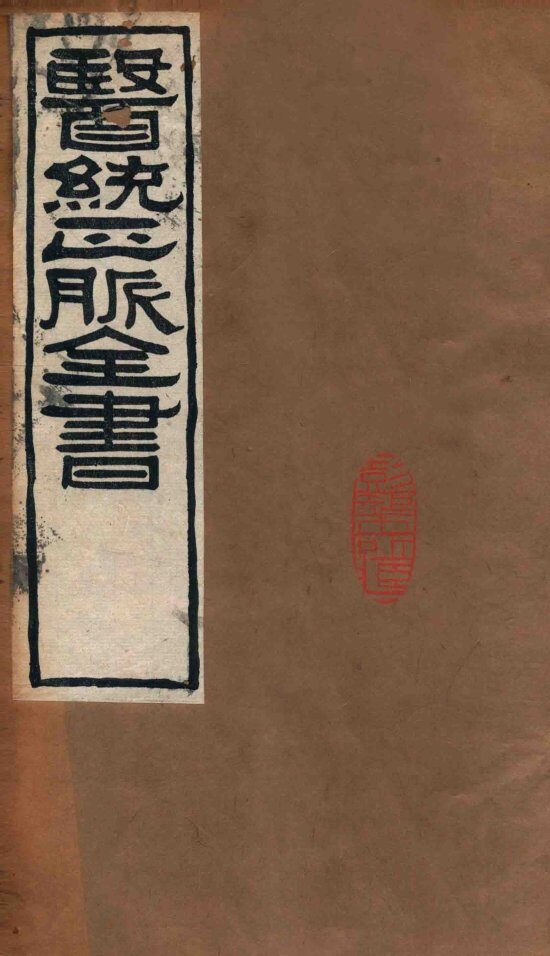 医统正脉全书  类证活人书  28 封面