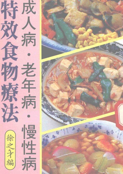 特效食物疗法  成人病  老年病  慢性病 封面