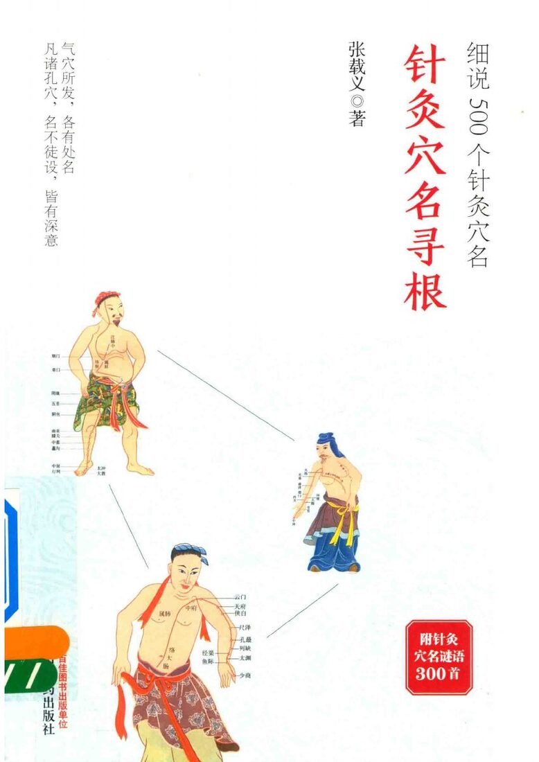 针灸穴名寻根  细说500个针灸穴名 封面