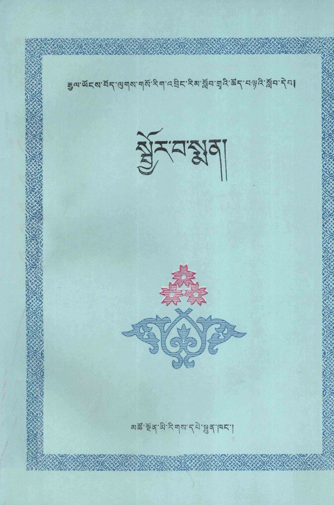 藏药学与方剂  藏文 封面